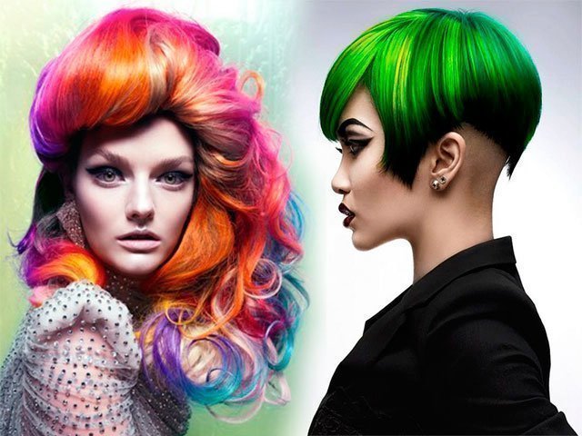 Покраска Волос Модные Тенденции Фото