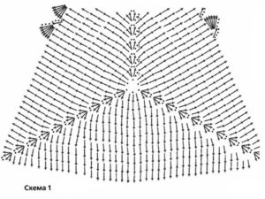 Связать купальник крючком схемы