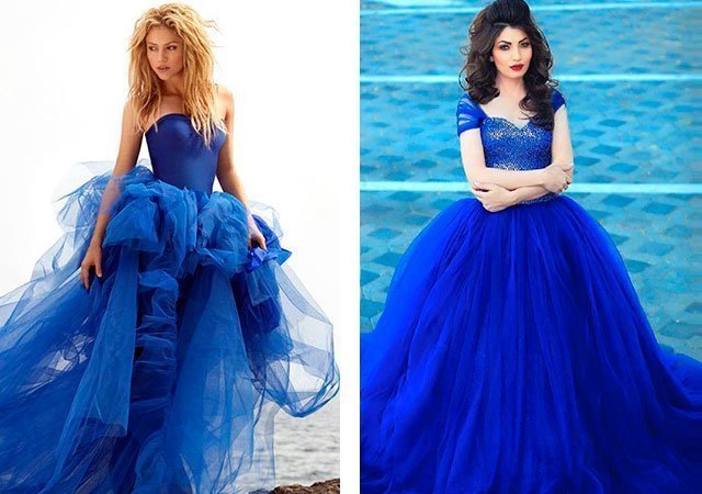 Модное синее платье: фото, новинки (2018)