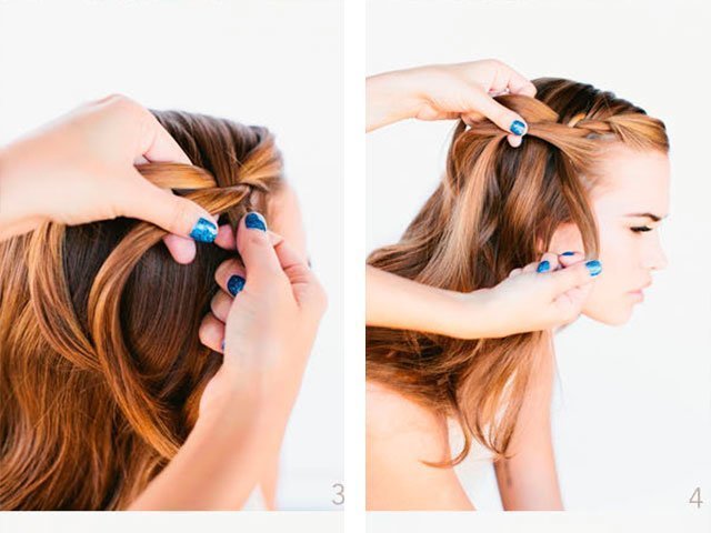 Как сделать красивые прически с распущенными волосами