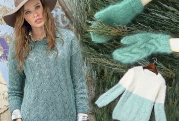Вязание спицами из мохера: схемы с описанием moher spitsy shemy 2