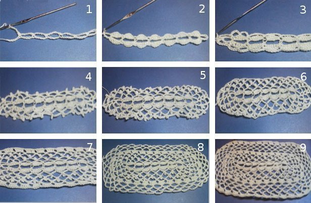 Вязание салфеток крючком: схемы с описанием