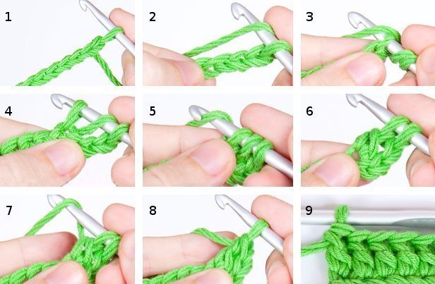 Как научиться вязать столбики крючком