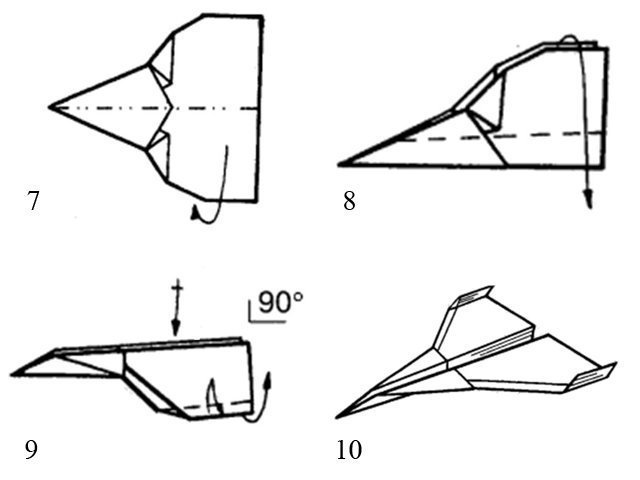 Как сделать самолет из бумаги: инструкции, фото, видео