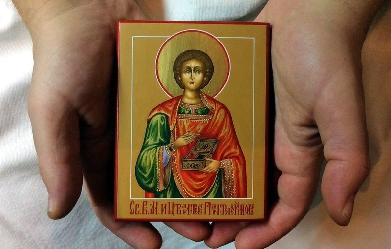 Икона Святого Пантелеймона для молитвы