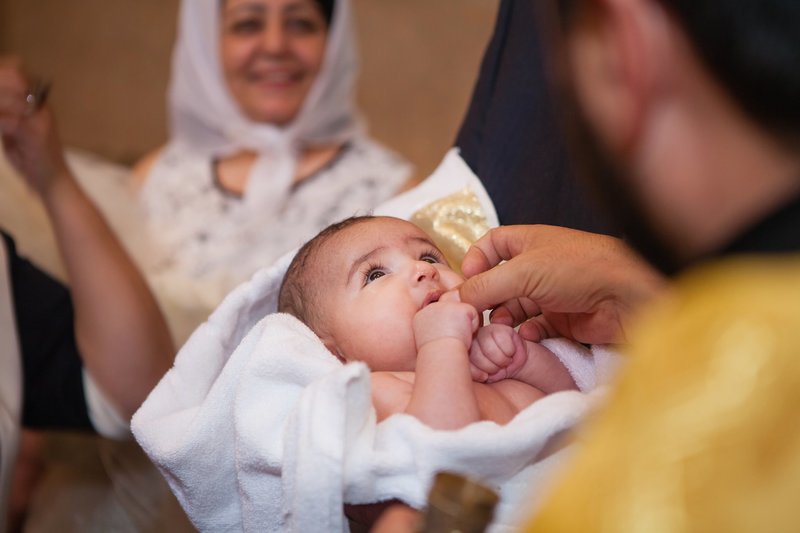 Молитва при крещении малыша
