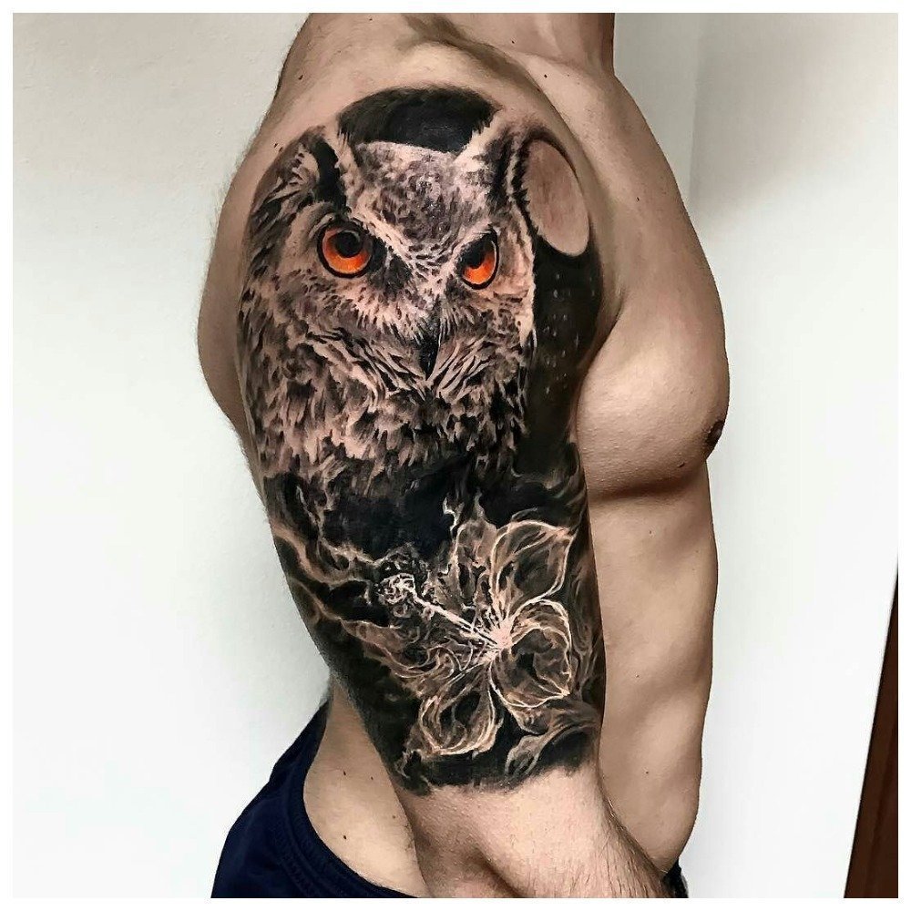 Крутые татуировки в стиле "реализм" .