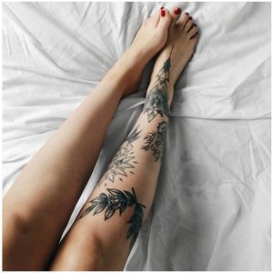 Татуировки на ноге