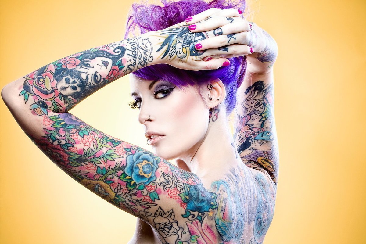 Britains most tattooed woman