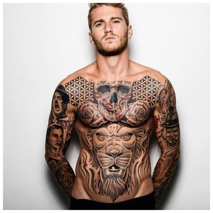 Татуировки на теле мужчин знаменитостей 