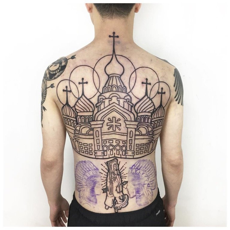 Тюремные татуировки и их значение