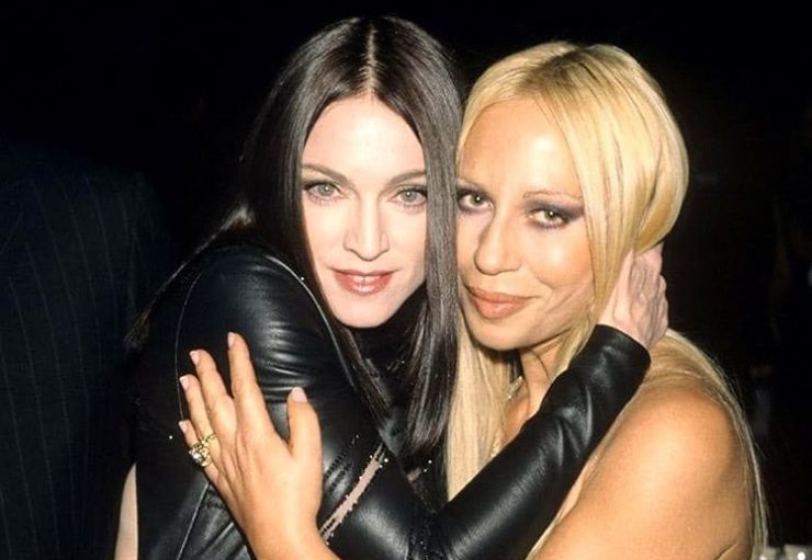 Донателла Версаче и Мадонна 1998 год