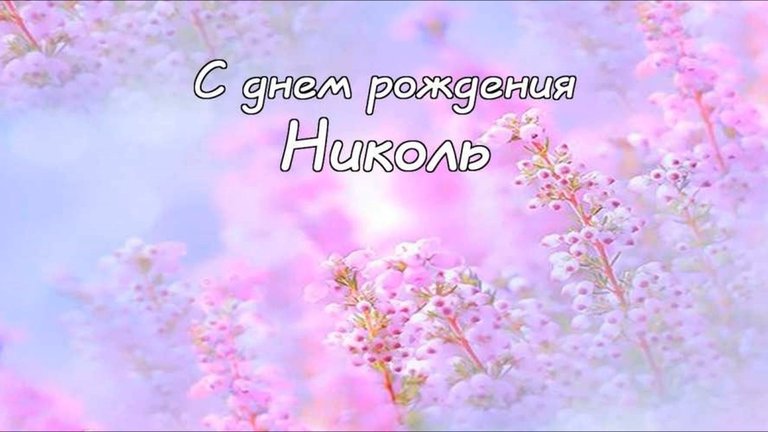 Николь с днем рождения картинки