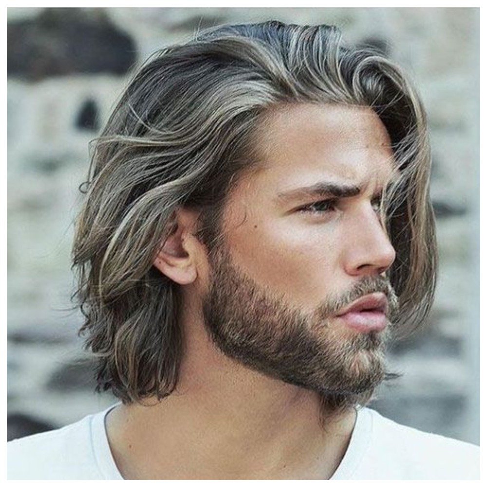 Как убирать длинные волосы у мужчины