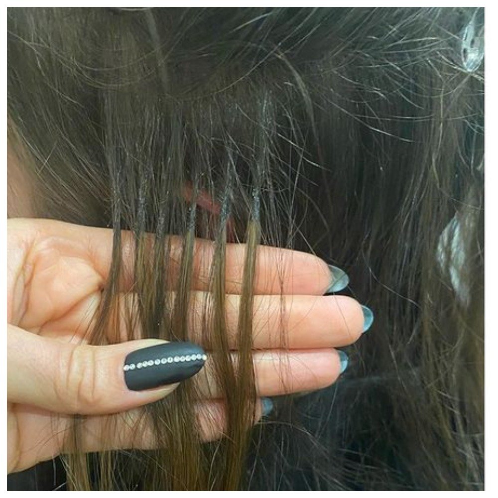 Как надеть нарощенные волосы