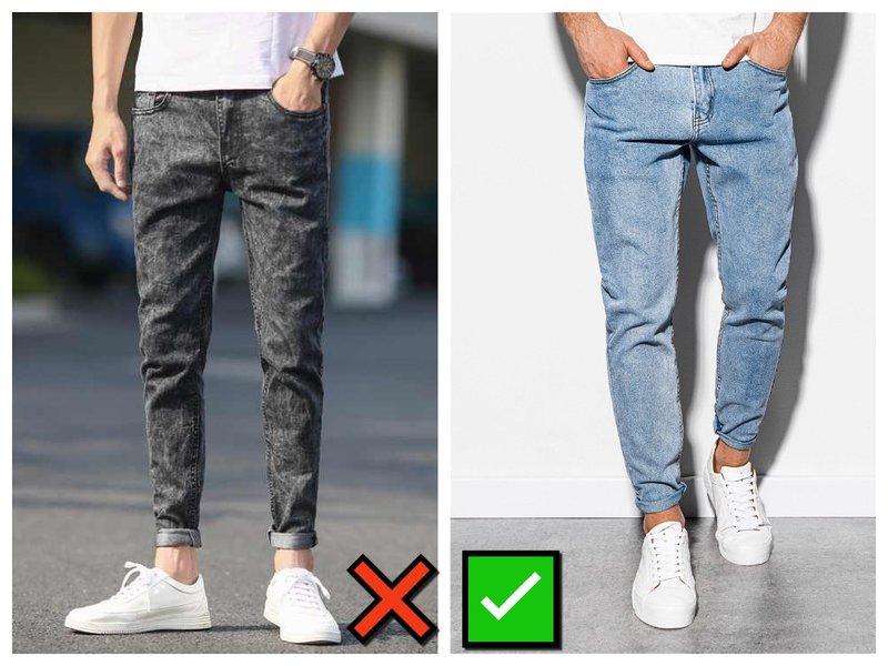 Очень узкие мужские джинсы