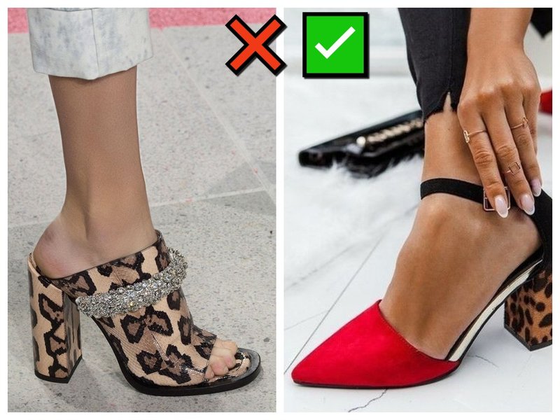 Модная и немодная леопардовая обувь