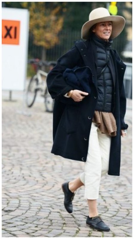 Пример как носить жилет и пальто