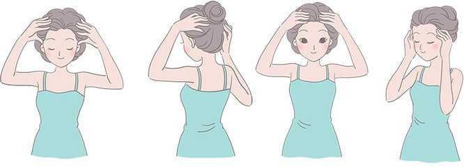 Как делать себе массаж кожи головы