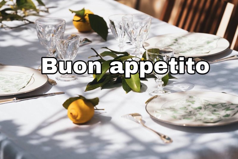 Как сказать приятного аппетита на итальянском