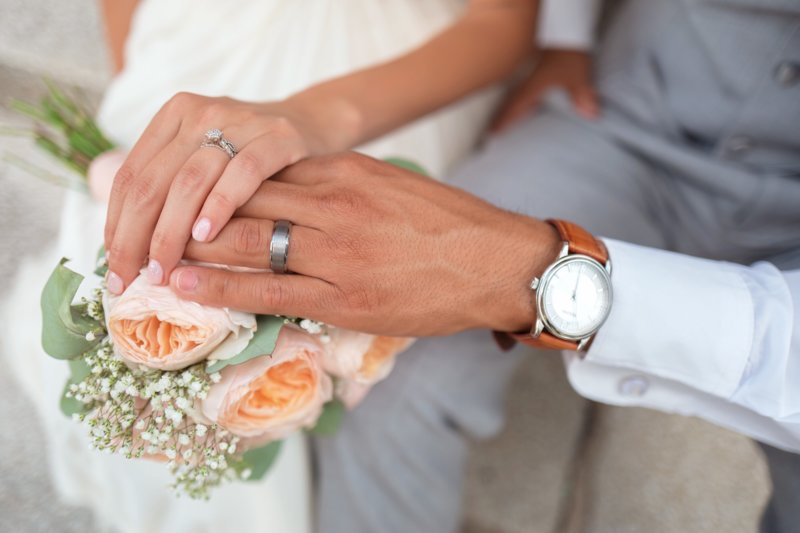 жених и невеста кольца