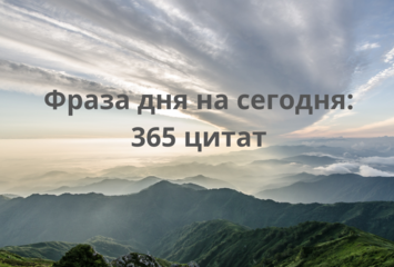 Фраза дня
