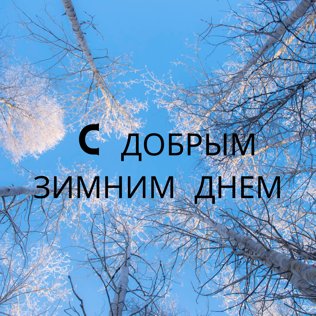 С добрым зимним