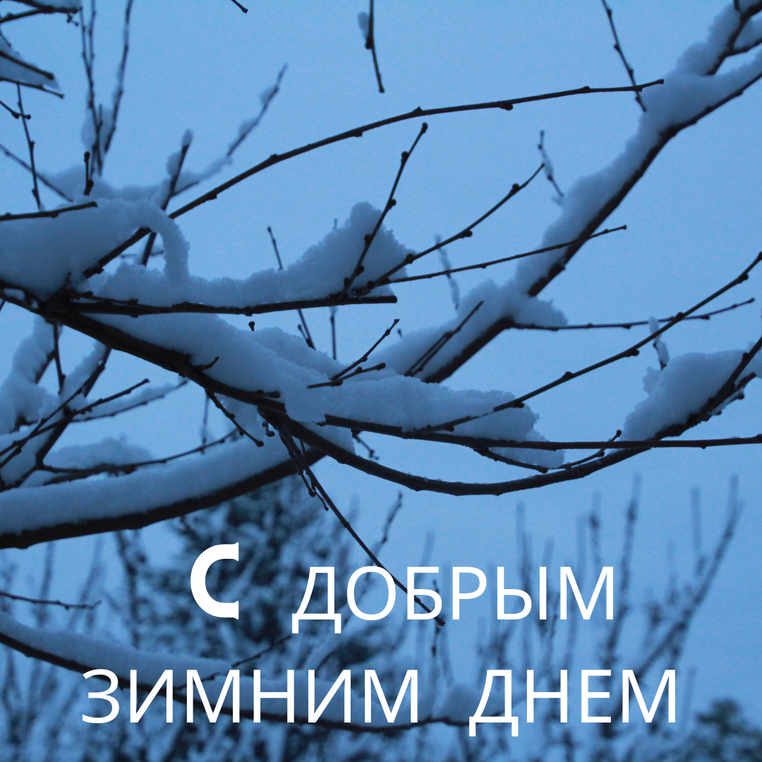 С добрым зимним