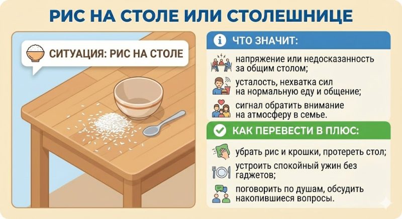 Рассыпать рис — примета: к хорошему или к неприятностям и что делать